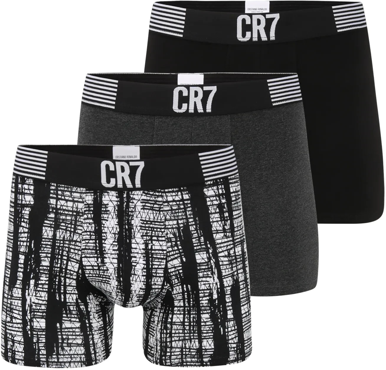 5 pack Cristiano Ronaldo CR7 Mens Cotton Underwear Trunks S-2XL