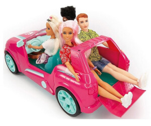 Ensemble SUV Barbie rose voiture avec télécommande Mondo Motors