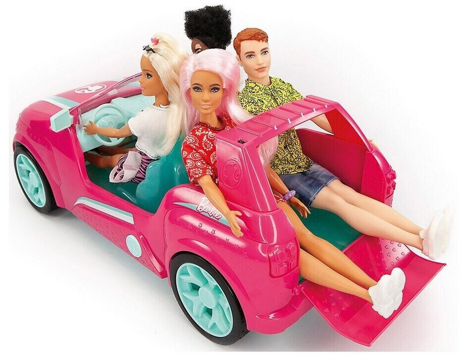 Mondo Motors - Mattel Barbie Cruiser - SUV cabriolet cruiser radiocommandé  pour enfants de Barbie - détails réalistiques - couleur rose - 63647 :  : Jeux et Jouets