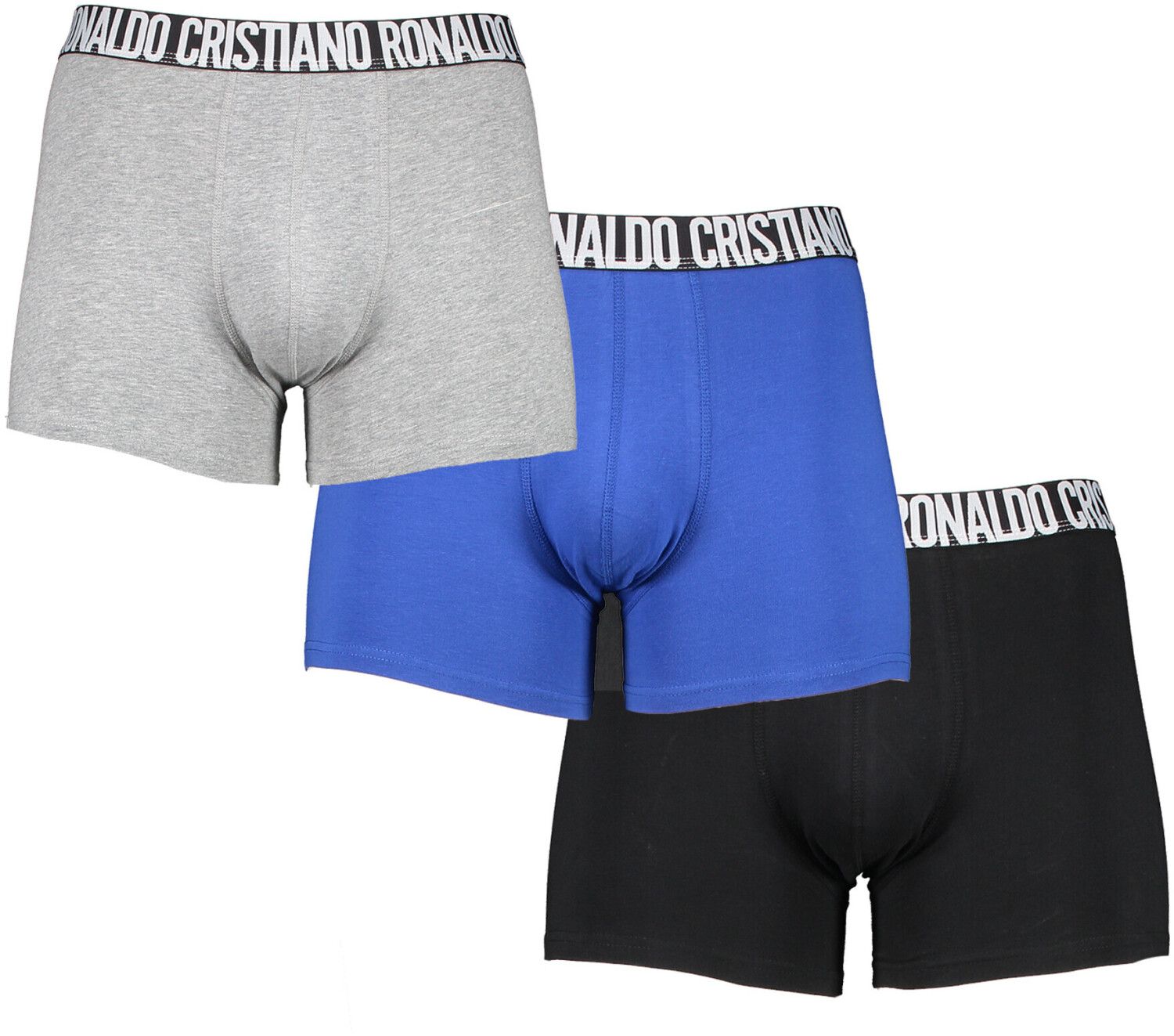 CR7 Cristiano Ronaldo Basic Boxershorts 3-Pack (8100-49) blue/grey