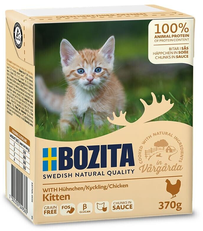 Bozita Kitten Chunks in Gravy Chicken 370g