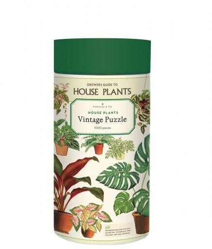Cavallini Vintage Puzzle House Plants 55x70cm 1000 pcs