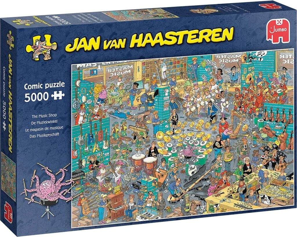Jumbo Jan van Haasteren Comic Puzzle The Music Shop 5000 pcs
