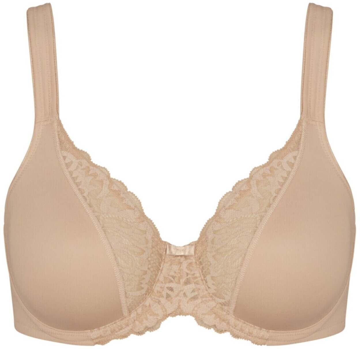 Triumph Modern Lace+Cotton Underwire Bra neutral beige