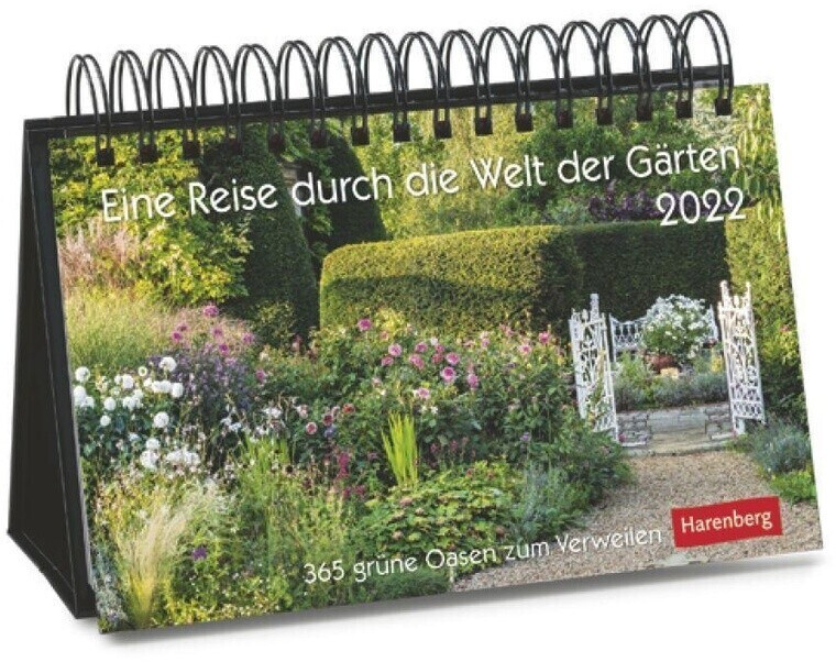 Harenberg Eine Reise durch die Welt der Gärten Kalender 2022 ab 25,00