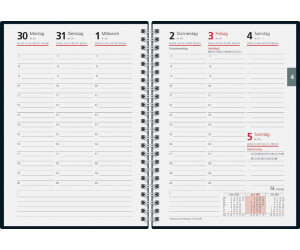 rido/idé 7021007022 Wochenkalender/Buchkalender 2022 Modell futura 2 Grafik-Ein 