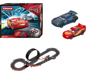 Carrera First Disney/pixar Cars Slot Car Race Track Includes Cars:  Lightning Mcqueen And Dinoco Cruz Batterypowered Beginner Racing Set For  Kids Ages Years And Up 