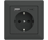2USB Schutzkontakt-Steckdose inCharge Pro SI USB A/C cremeweiß glänzen