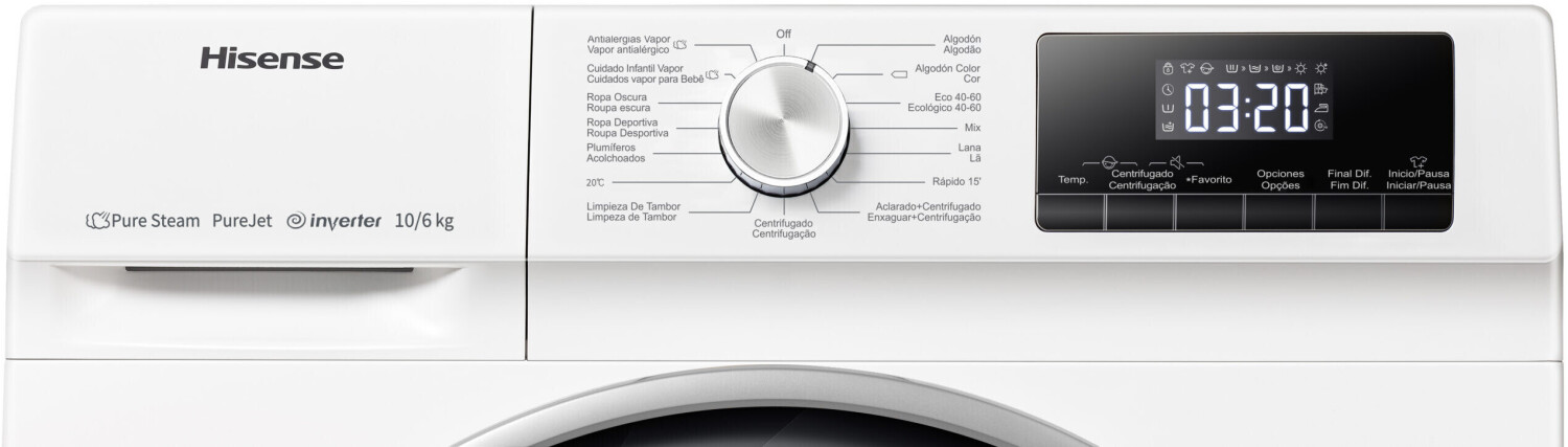 HISENSE Lavadora Hisense-Secadora 10/6 kg WDQY1014