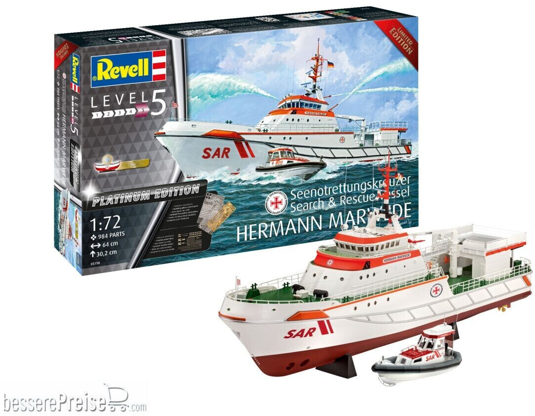 Revell Search & Rescue Vessel HERMANN MARWEDE (05198)