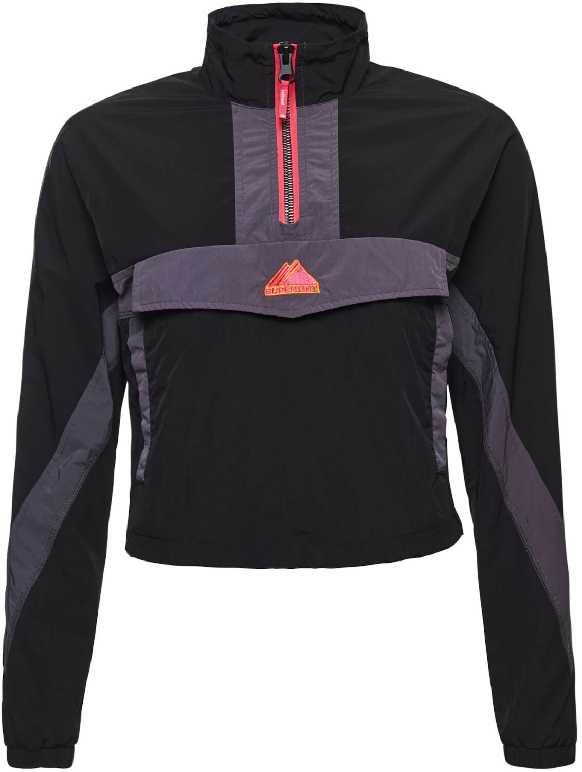 Superdry Colour Block Track Overhead Jacket Black (W5011017A-02A)