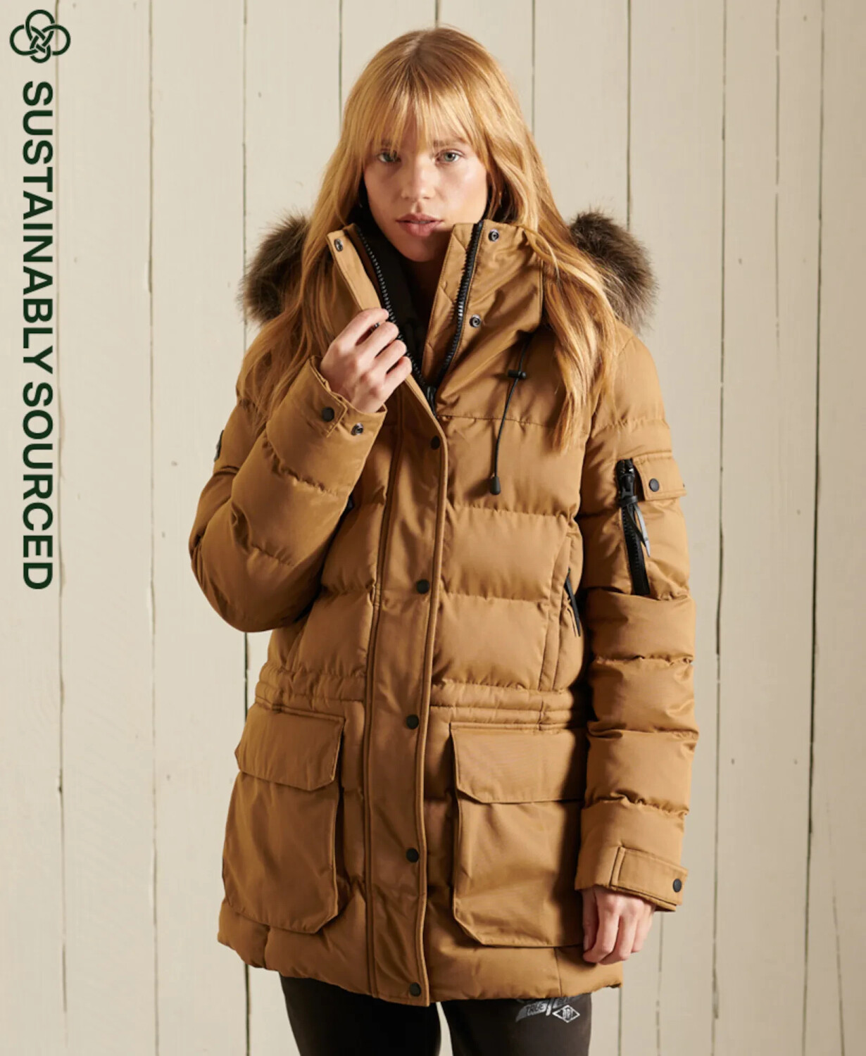 Jack jones latte parka outlet