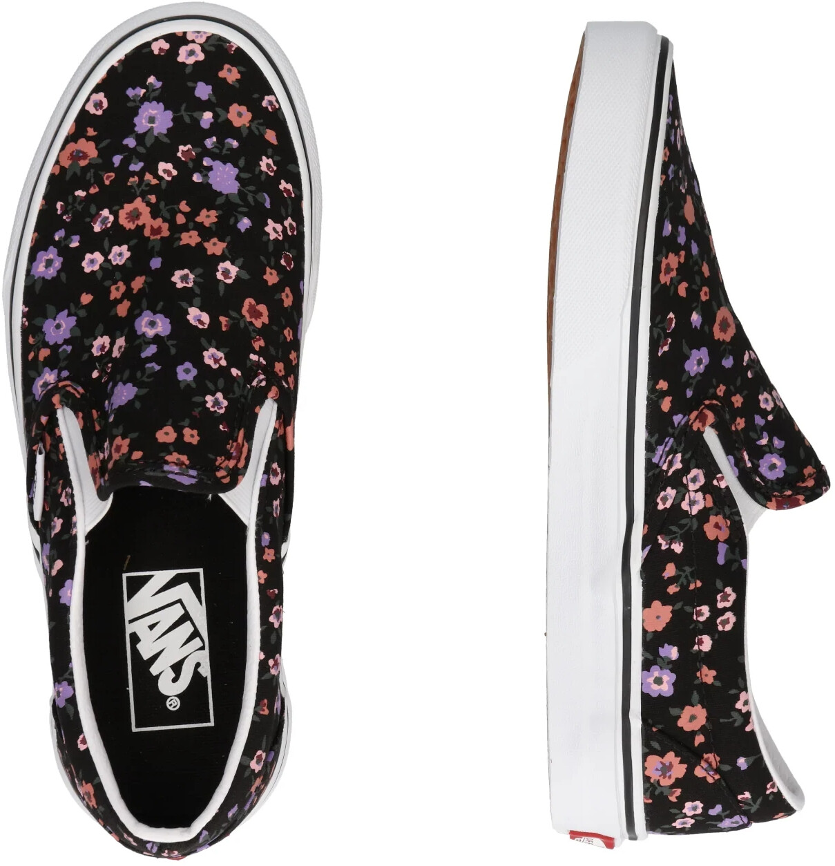 Vans garden floral slip on best sale