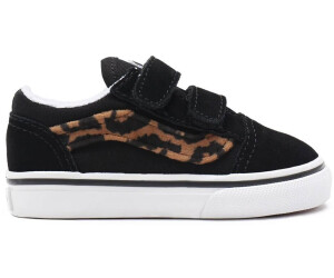 Buy Vans Toddler Old Skool V (Leopard Fur) black/true white from £23.99  (Today) – Best Deals on idealo.co.uk
