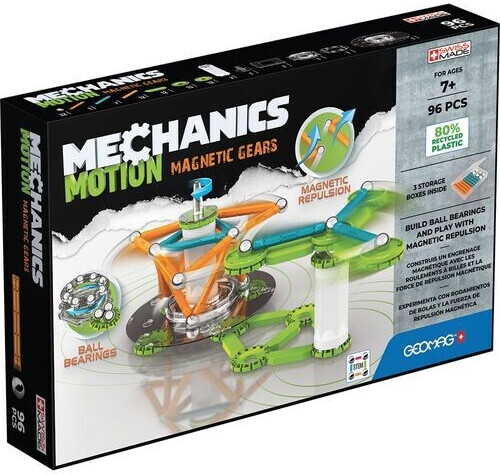 Geomag Mechanics Motion Magnetic Gears 96 pcs
