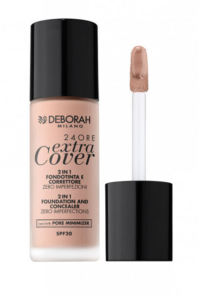 Deborah 24h Extra Cover 2in1 Foundation and Correction (30ml) Fair 01