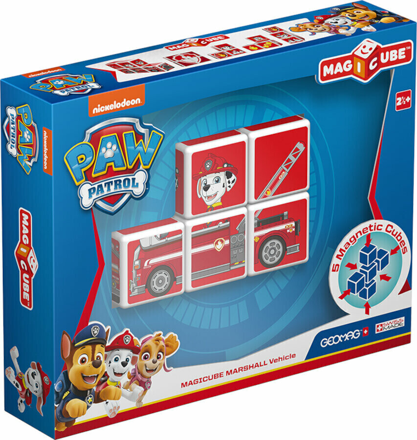 Geomag Magicube Paw Patrol Marshall Vehicle