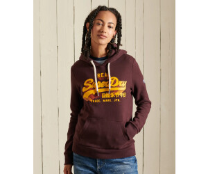 Superdry vintage logo metalwork hoodie best sale