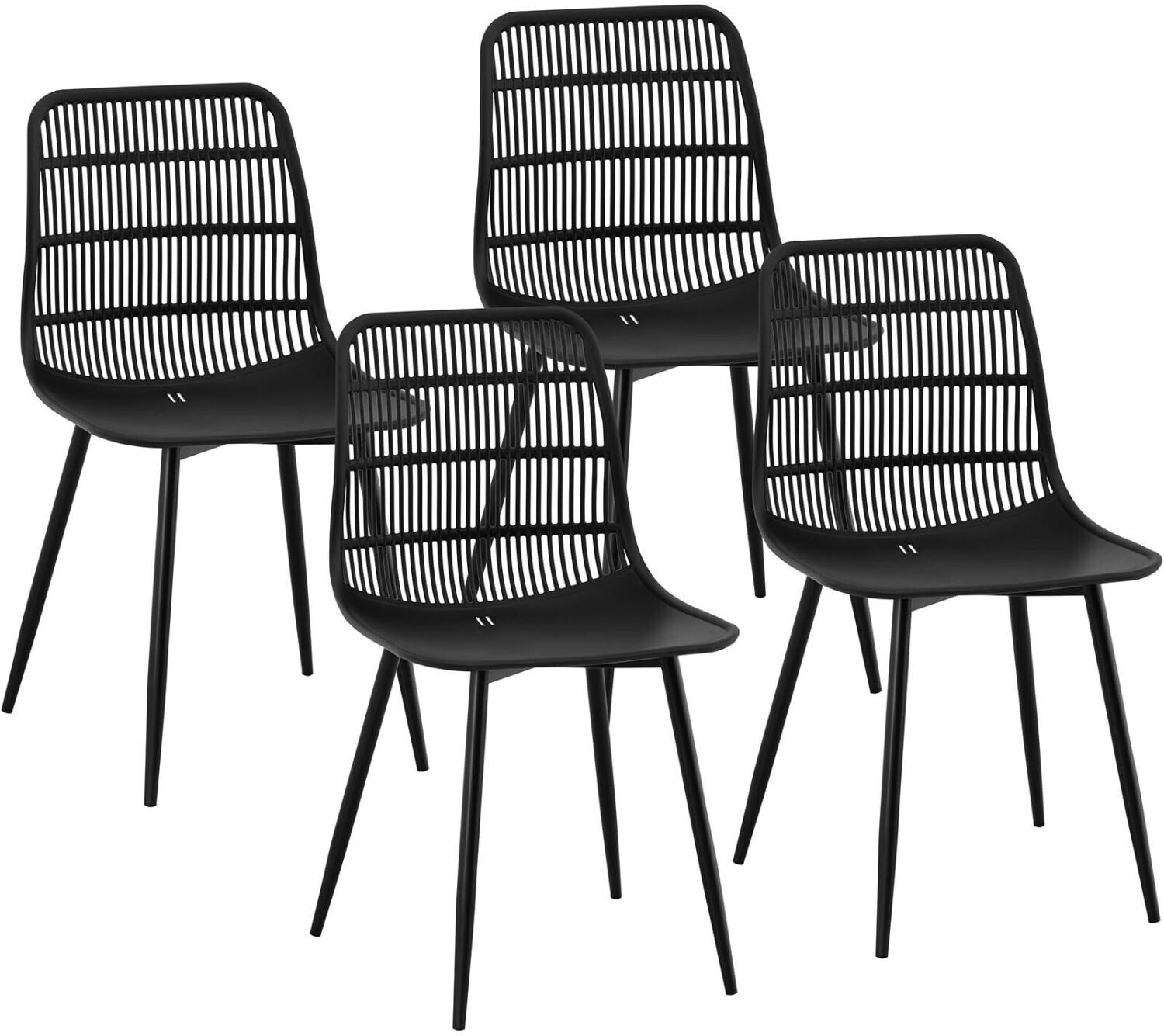 Fromm & Starck 4pcs Star Seat (46,5x45,5cm) Black