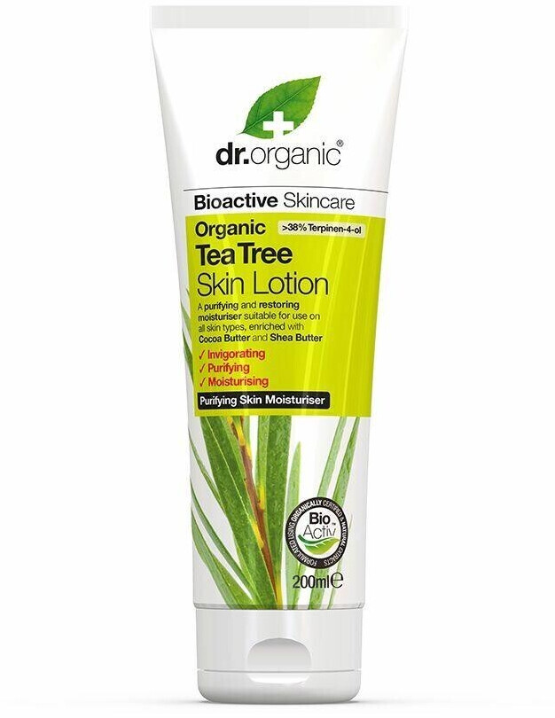 Dr. Organic Lotion pour le corps bio au thé (200 ml)