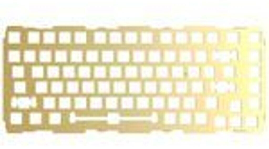 Glorious PC Gaming Race GMMK Pro 75% Switch Plate, Brass, ANSI