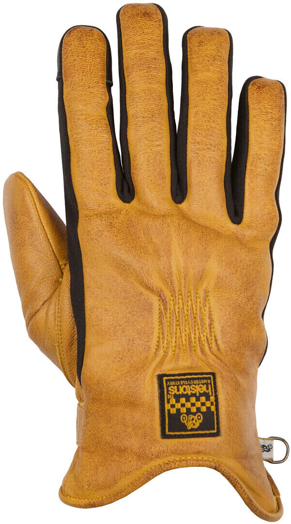 Helston's Gants Benson marron clair/noir