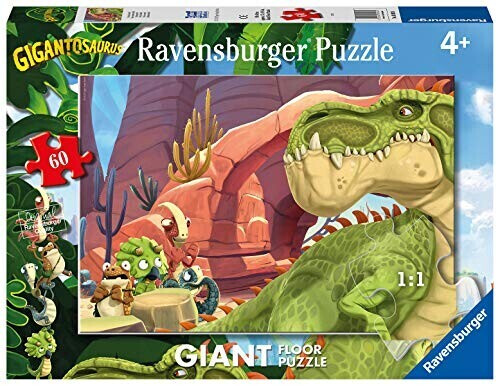 Ravensburger Puzzle de sol géant Gigantosaurus (60 pièces)