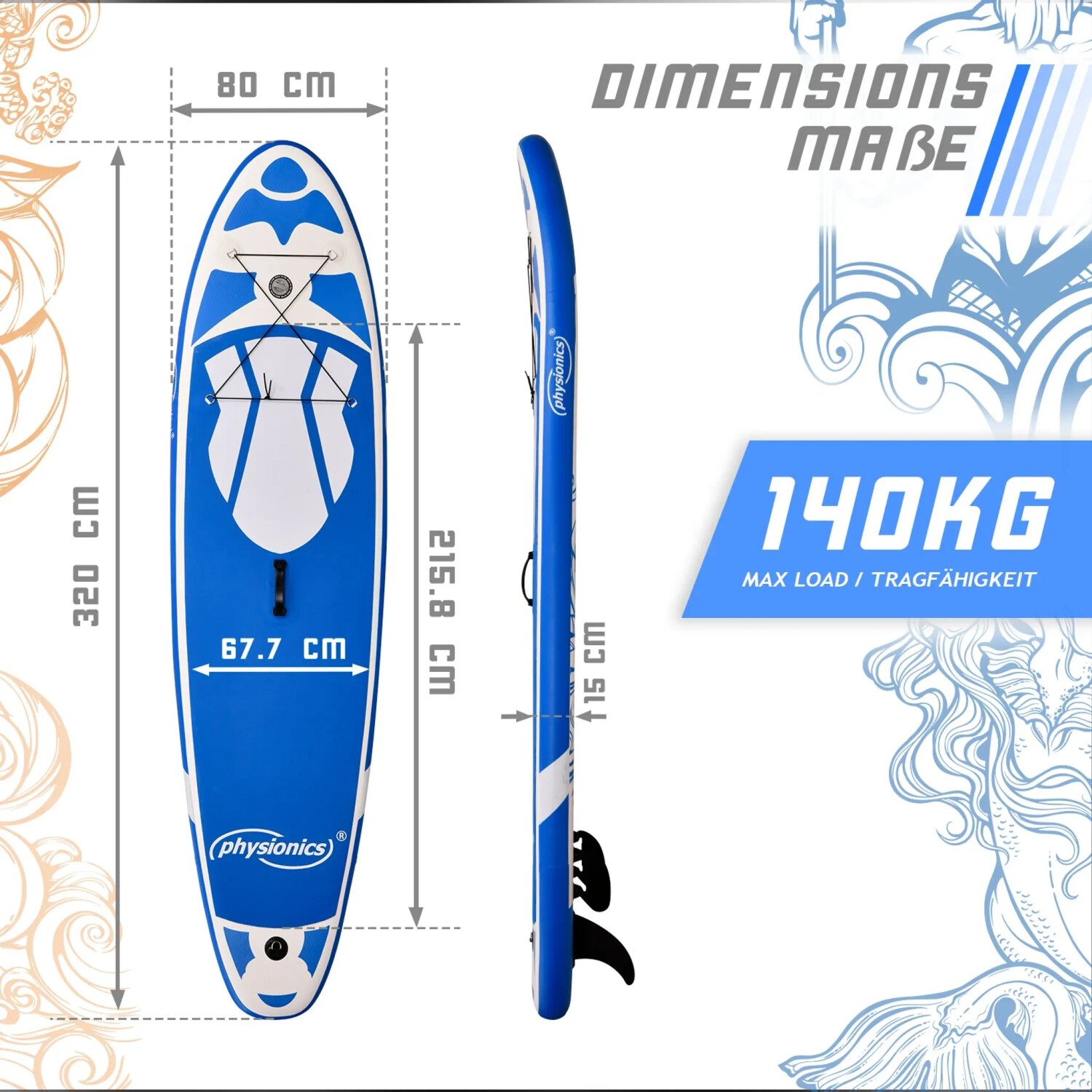 Physionics SUP Board 10'6 (5341)