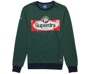 Buy Superdry Core Logo Ac Ringer Crew Pullover Jungle green 