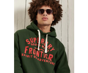 Superdry Heritage Brand Relaxed Hoodie In Grey For Men | UK - View #2