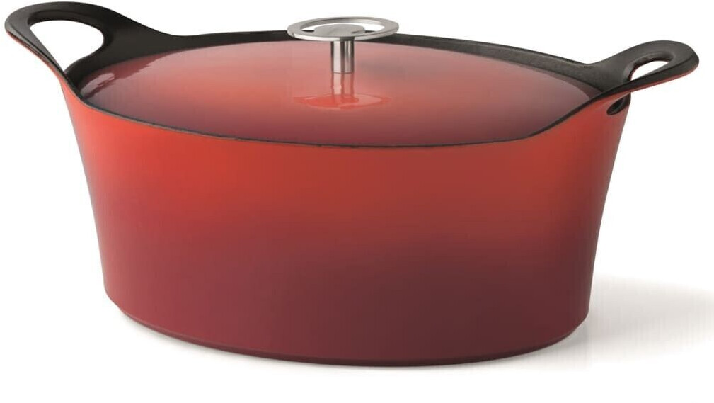 Cuisinox Sauteuse Volcan ovale rouge