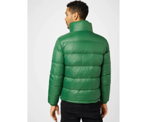 dark green down jacket