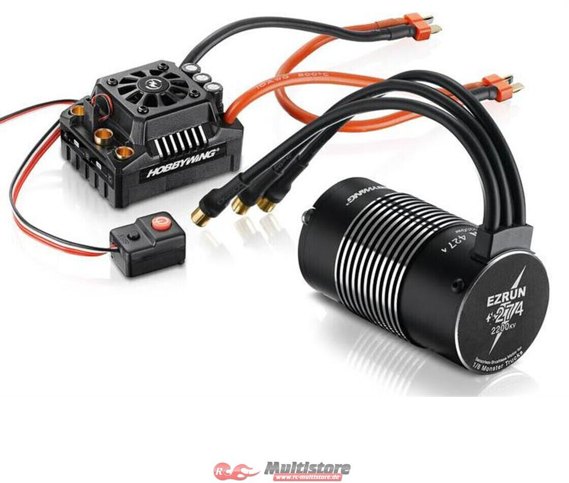 Hobbywing EZRUN MAX8 Combo 18 Brushless Regler 150A TStecker
