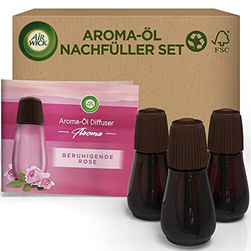 AirWick Aroma-Öl Flakon Nachfüller Beruhigende Rose, 20 ml
