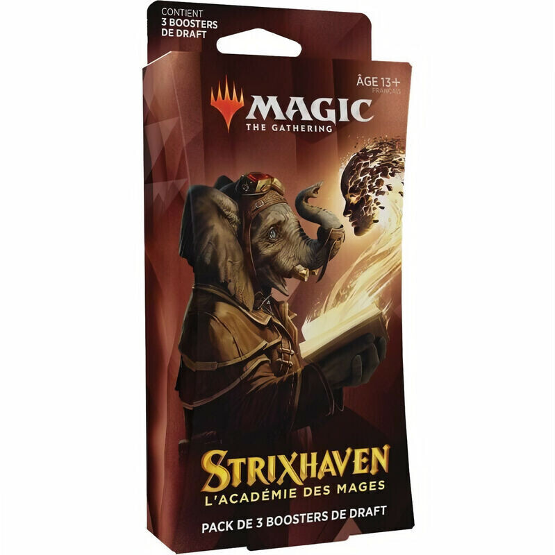 Magic: The Gathering Pack 3 boosters de draft Strixhaven (français)