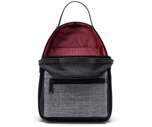herschel black mini backpack
