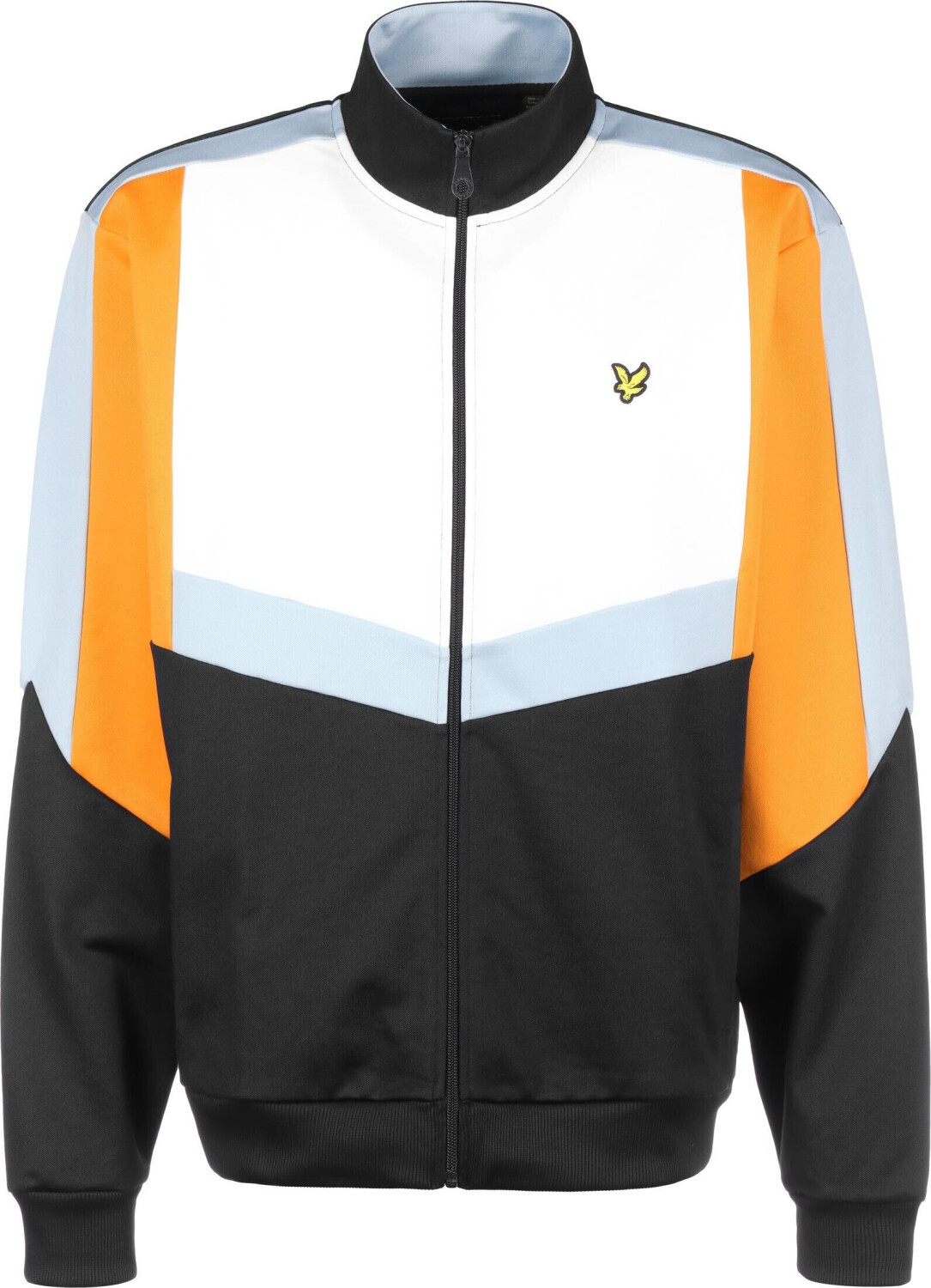 Lyle & Scott Track Zip Through light blue/white/orange/grey