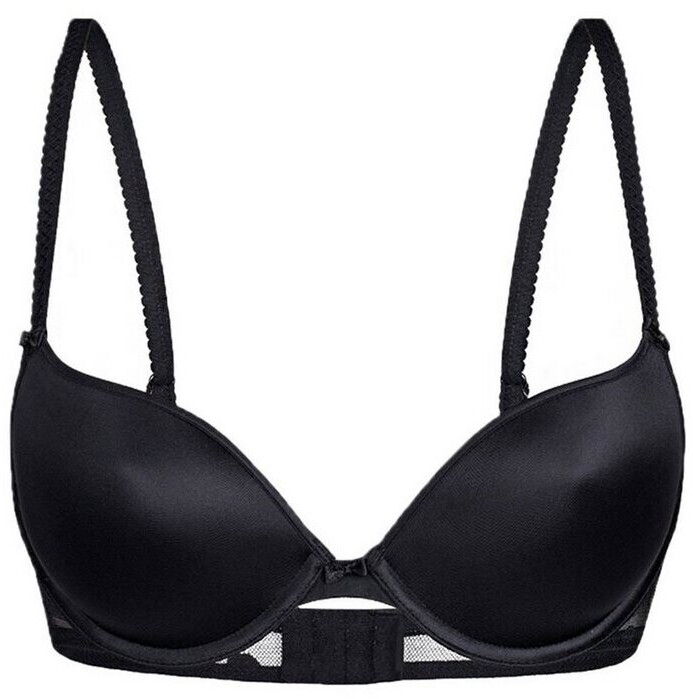Sassa Dotted Mesh Push up Bra black