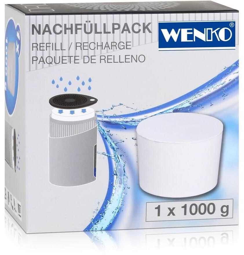 WENKO Luftentfeuchter Wenko 50270100 Design Raumentfeuchter Drop Nachfüller  1000g (3er Pack)