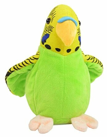 Kögler Budgerigar babbling animal plush BONITA with bobble head (75655)