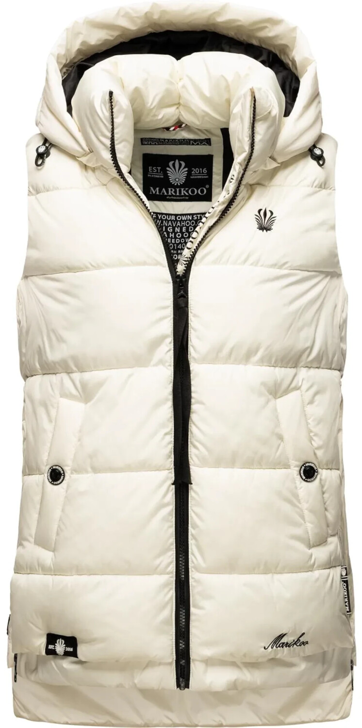 Marikoo Zarinaa Ladies Vest Quilted white
