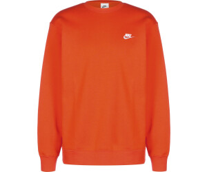 orange nike fleece hoodie