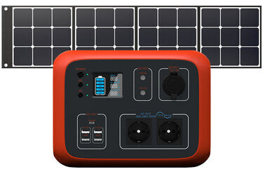 ✓ BATERÍA solar portátil + placa para COCHE CAMPER - PowerOak BLUETTI AC50S  + SP120 