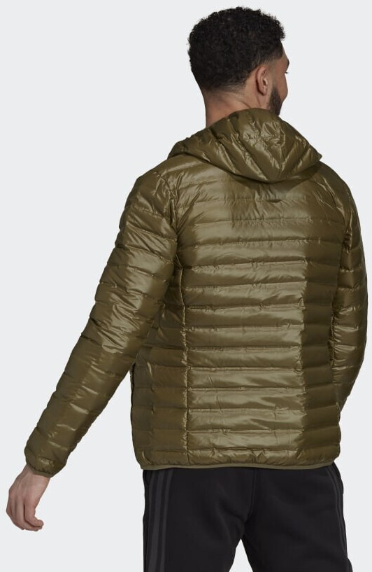 Adidas Varilite Down Hooded Jacket Men focus olive (GT9222) ab 67,99 € |  Preisvergleich bei