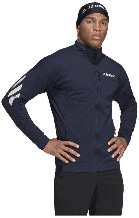 Adidas Terrex Xperior CrossCountry Ski Soft Shell Jacket legend ink (GV1374) au meilleur prix