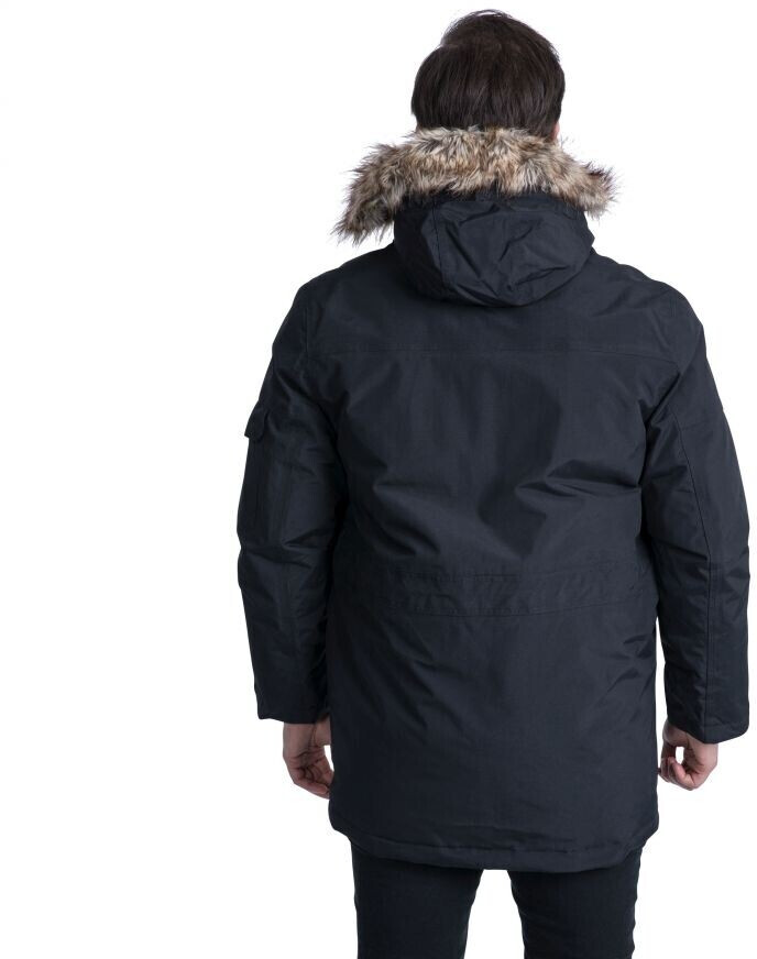 Buy Trespass DLX Waterproof Down Parka Highland Jacket black from