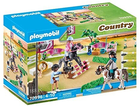 Playmobil Pays 70995 Leçon d'équitation avec écuries