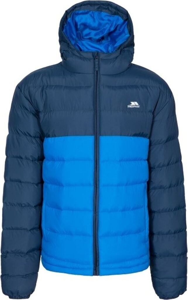 Trespass Herren Oskar Jacke – Gepolsterte Winterjacke Mit Kapuze, Wind- & Wasserabweisend