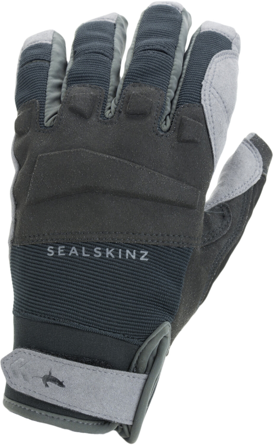 Photos - Cycling Gloves Sealskin Sealskin Waterproof All Weather MTB Gloves black/grey
