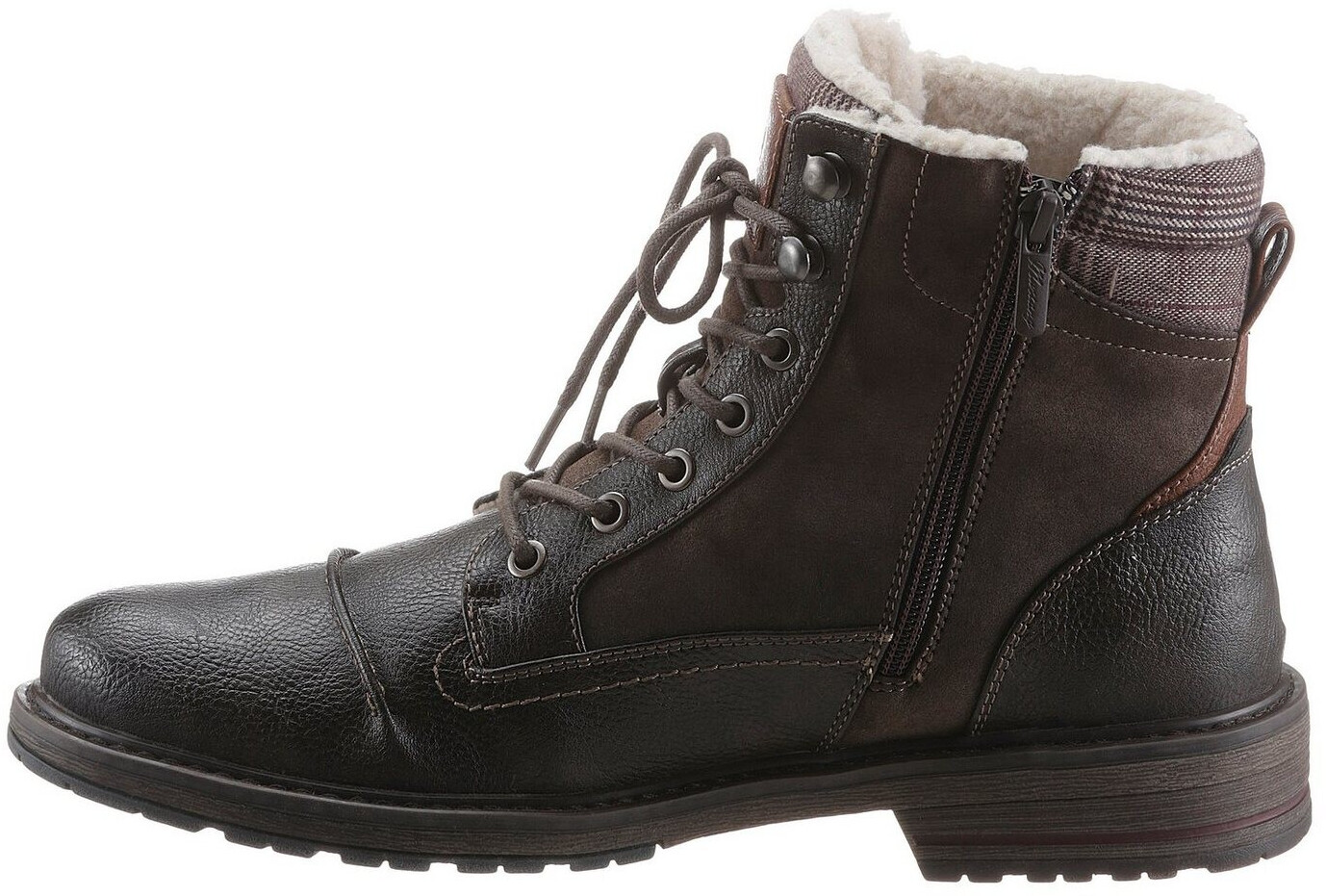 Mustang Mtng Men's Combat Boots (4157-605) chocolate